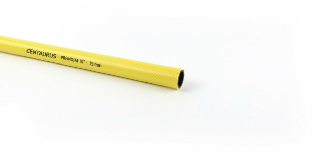 Gelber PVC-Bewässerungsschaluch 12/36BAR