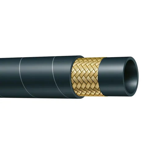 Hydraulikschlauch mit 1 Textilgeflecht