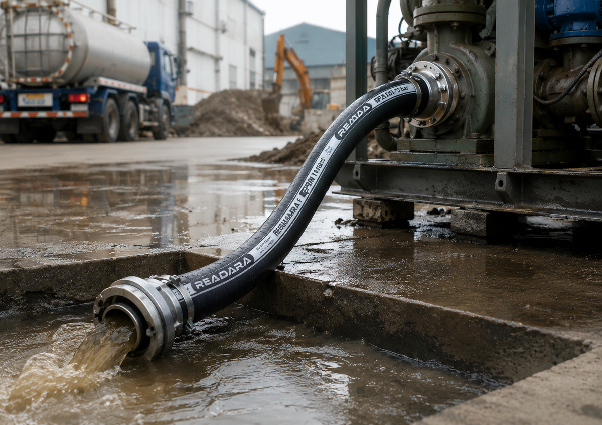 Industrieschlauch mit Storz-Kupplung