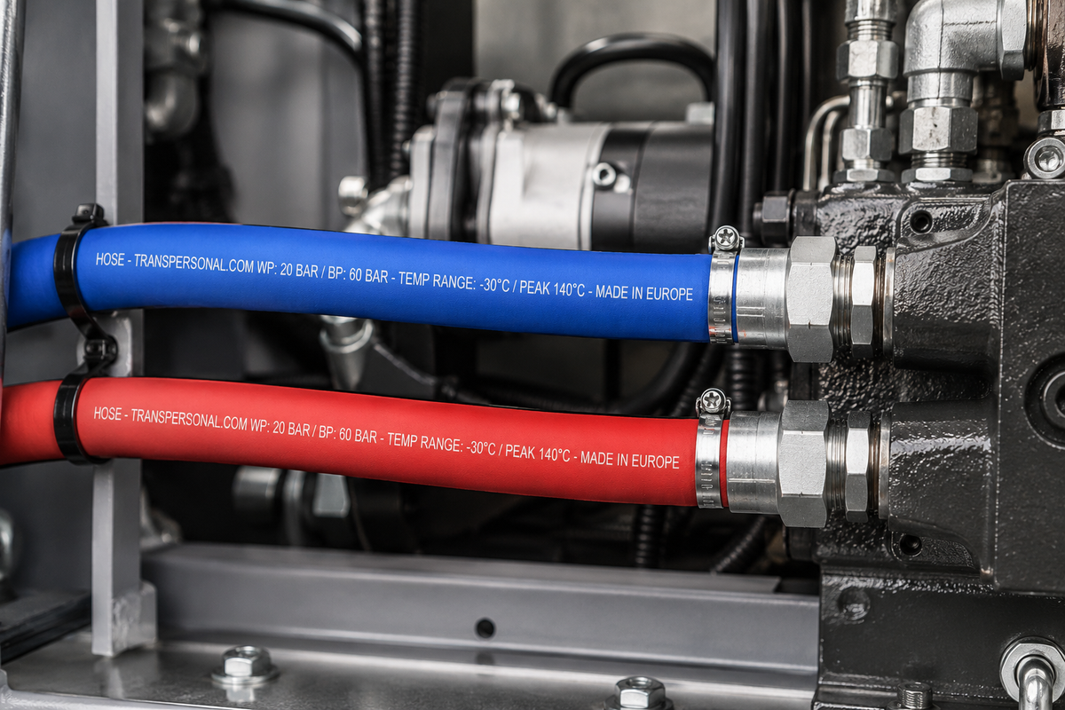 Kühlerschlauch blau /rot EPDM