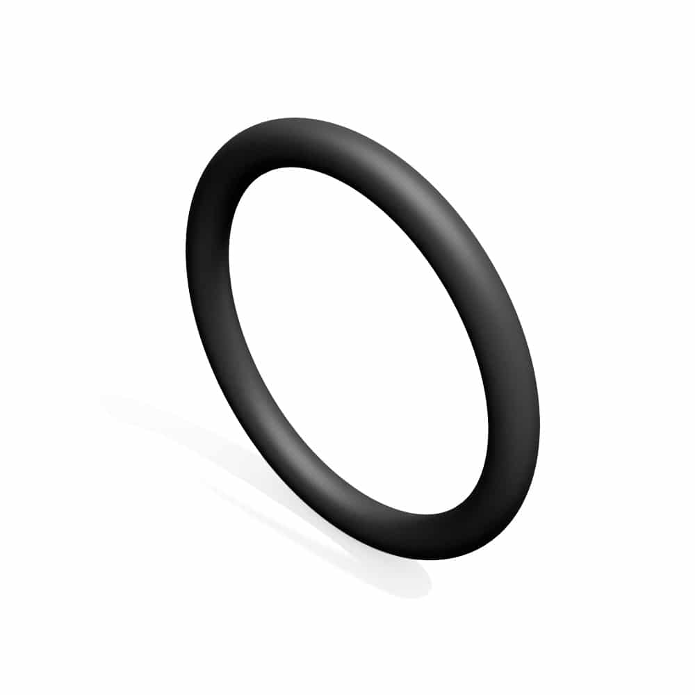 O-Ring FFKM 75 Shore-Schnurstärke 2.62mm schwarz +330°C / -15°C