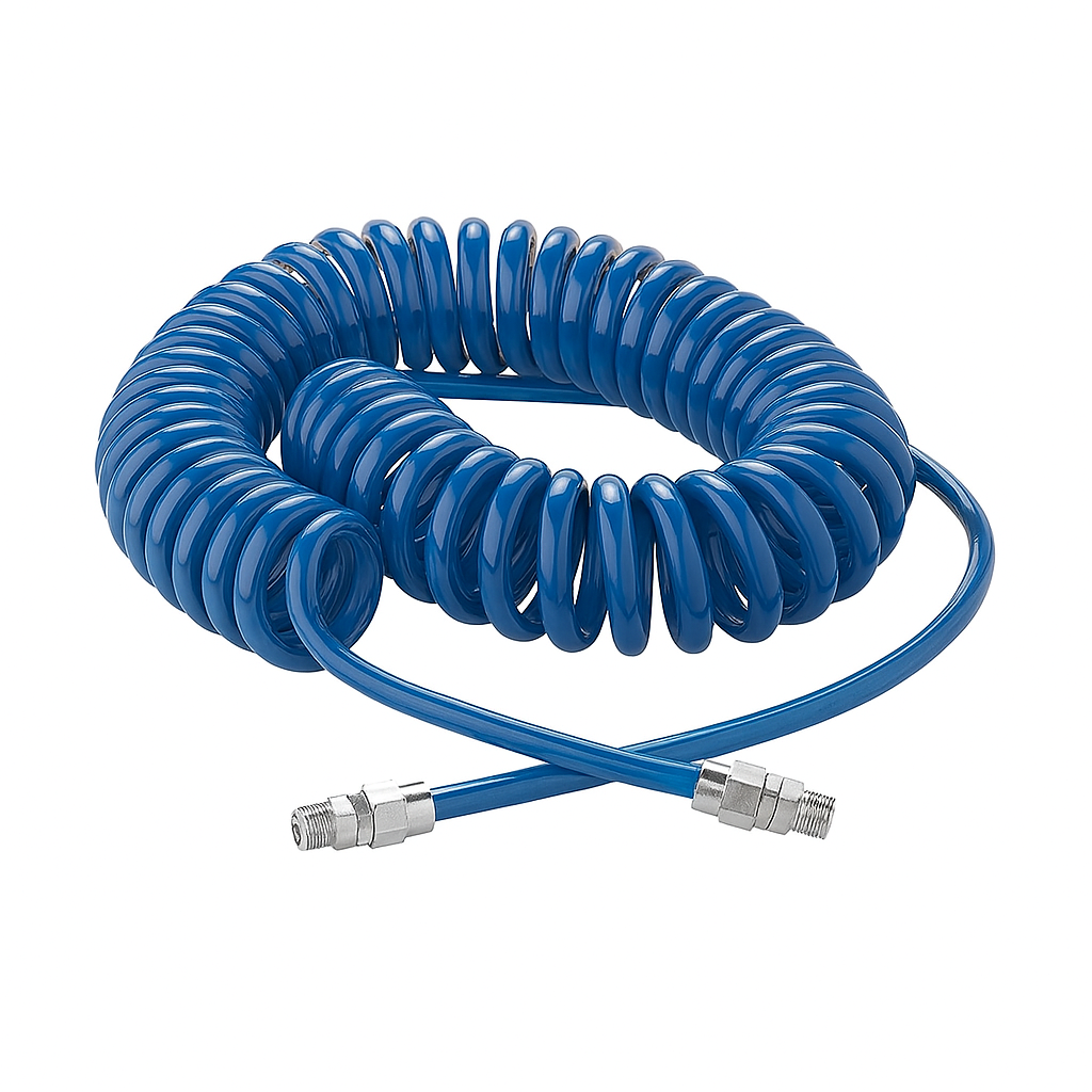 PU Druckluft-Spirale 10 bar mit AG