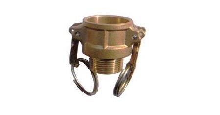Kamlok nut coupling external thread type B brass