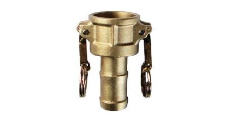 Kamlok nut coupling hose nozzle type C brass