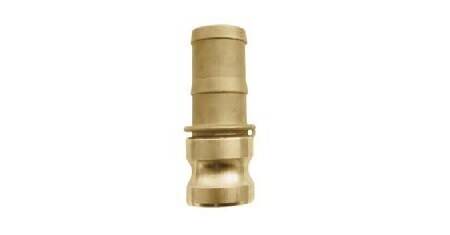 Kamlok male coupling hose nozzle type E brass