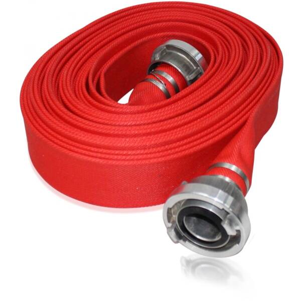 Flat water hose wear-resistant Storz coupling aluminum
