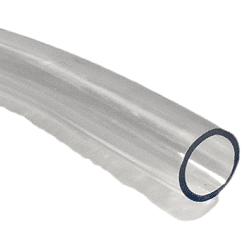 PVC hose Crystallo transparent without insert made from phthalate-free PVC