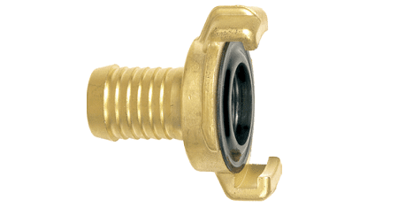 GEKA quick coupling brass hose end 10 to 38mm