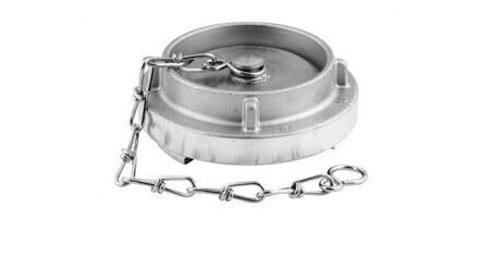 Storz-Blindkupplung Alu mit Kette