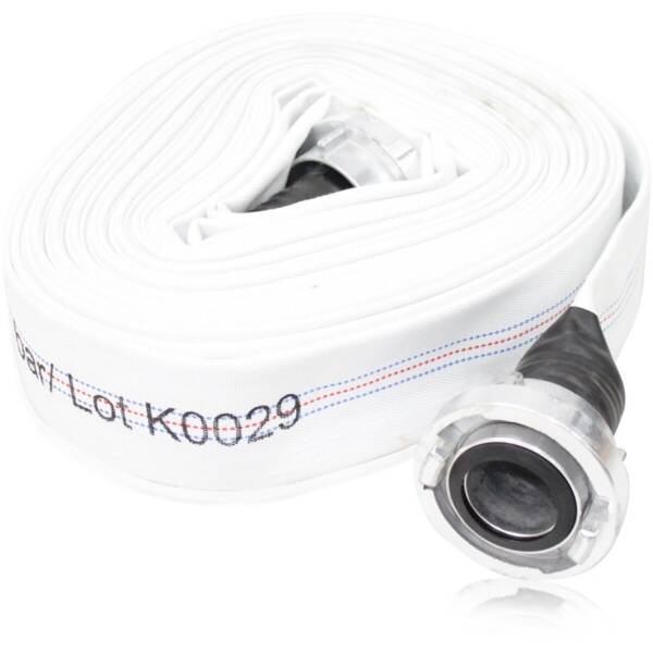 Fire hose/water hose-Eco-white-PVC-Storz coupling-aluminium